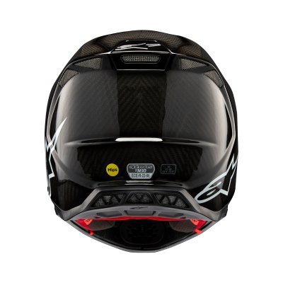 ALPINESTARS - prilba SUPERTECH S-M10 SOLID, (lesklý karbón, veľ. L)