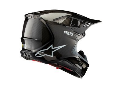 ALPINESTARS - prilba SUPERTECH S-M10 SOLID, (lesklý karbón, veľ. L)