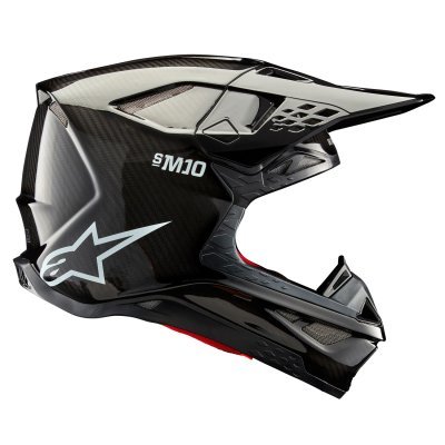 ALPINESTARS - prilba SUPERTECH S-M10 SOLID, (lesklý karbón, veľ. L)