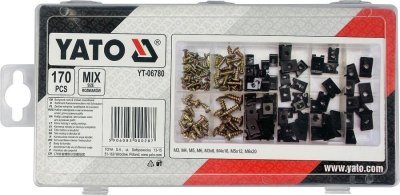 Yato - Skrutky a podložky karosárske sada 170ks