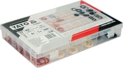 Yato - Podložky (Alu, Cu, Nylon, NBR, FIBER) súprava 120ks