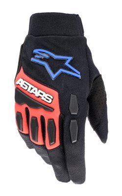 ALPINESTARS - Rukavice FULL BORE XT, (čierna/červená/modrá/biela, veľ. S)