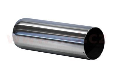 koncovka výfuku nerezová kulatá, vnitřní průměr 51 mm, průměr koncovky 63 mm, délka 165 mm FENNO
