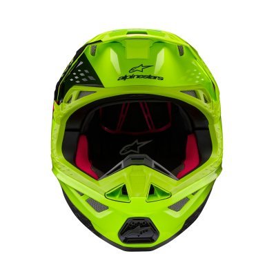 ALPINESTARS - prilba SUPERTECH S-M10 UNITE, (žltá fluo/čierna/ružová, veľ. L)