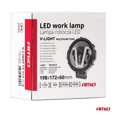 AMiO - Pracovné LED svetlo Multifunction 9-36V 50W