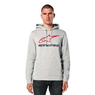 ALPINESTARS - Mikina ALWAYS 2.0, (šedá/červená/čierna, veľ. M)