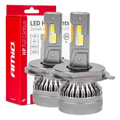AMiO - LED žiarovky hlavného svietenia H4/H19 HP séria Full Canbus