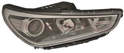 přední světlo H7+H7+H7 el. ovládané s motorkem, pro vozy s osvětlením do zatáčky ORIGINÁL P