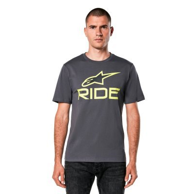 ALPINESTARS - Tričko RIDE 4.0 CSF, (šedá/žltá/čierna, veľ. L)