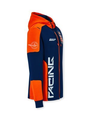 mikina s kapucí TEAM , KTM RED BULL (modrá,oranžová, vel. S)