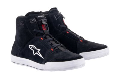 ALPINESTARS - Topánky CHROME, (čierna/sivá/červená fluo, veľ. 44)