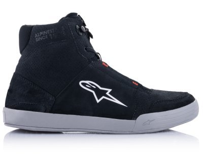 ALPINESTARS - Topánky CHROME, (čierna/sivá/červená fluo, veľ. 44)