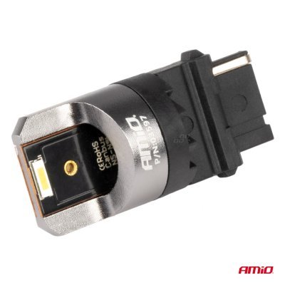 AMiO - LED CANBUS PRO series 3156 P27W 2x1860SMD White 12/24V FULL CANBUS