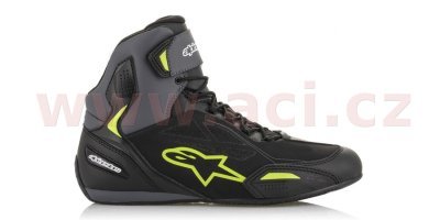 ALPINESTARS - Topánky FASTER-3 DRYSTAR, (čierne/sivé/žltá fluo, veľ. 38)