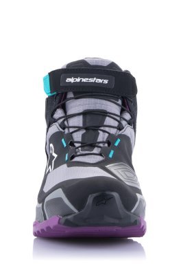 ALPINESTARS - Topánky STELLA CR-X DRYSTAR, dámské (čierna/šedá/fialová/tyrkysová, veľ. 39)