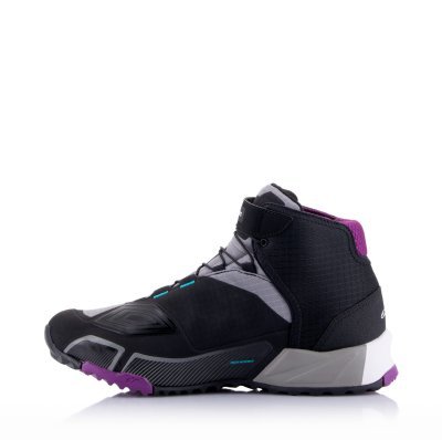ALPINESTARS - Topánky STELLA CR-X DRYSTAR, dámské (čierna/šedá/fialová/tyrkysová, veľ. 39)