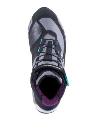 ALPINESTARS - Topánky STELLA CR-X DRYSTAR, dámské (čierna/šedá/fialová/tyrkysová, veľ. 39)