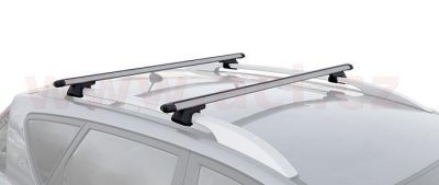 střešní nosič zamykací hliníkový 120 cm, sada 2 ks, pro vozidla s podélnými nosiči, ALU-PRO