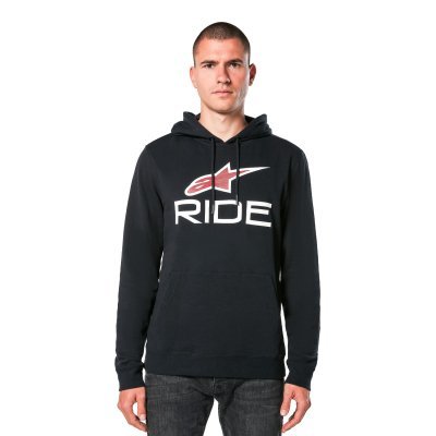 ALPINESTARS - Mikina RIDE 4.0, (čierna/biela/červená, veľ. XL)