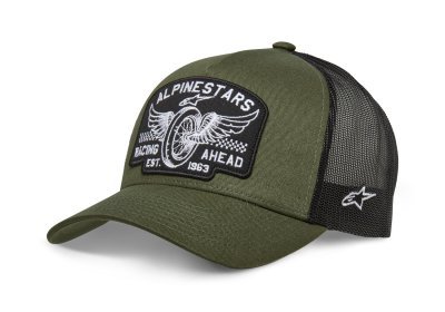 ALPINESTARS - šiltovka HERITAGE PATCH TRUCKER, (zelená/čierna)