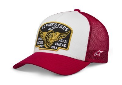 ALPINESTARS - šiltovka HERITAGE PATCH TRUCKER, (biela/červená)