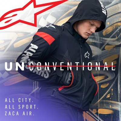 ALPINESTARS - Bunda ZACA AIR WATERPROOF, (čierna/biela/červená fluo, veľ. L)