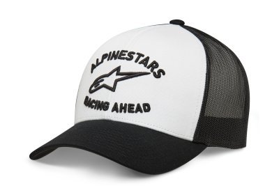 ALPINESTARS - šiltovka TRIPLE TRUCKER, (biela/čierna/biela)