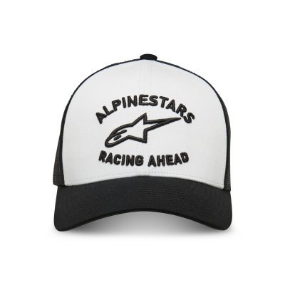 ALPINESTARS - šiltovka TRIPLE TRUCKER, (biela/čierna/biela)