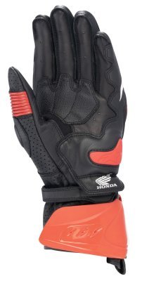 ALPINESTARS - Rukavice GP PRO R 3 HONDA kolekce, (čierna/červená fluo/modrá/biela, veľ. M)