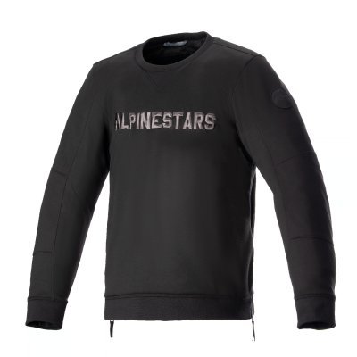 ALPINESTARS - Bunda LEGIT CREW FLEECE, (čierna/šedá, veľ. 2XL)