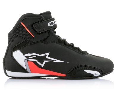 ALPINESTARS - Topánky SEKTOR, (čierna/biela/červená fluo, veľ. 38)