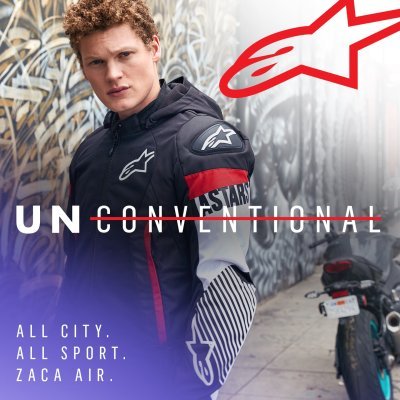 ALPINESTARS - Bunda ZACA AIR WATERPROOF, (čierna/biela/červená fluo, veľ. XL)