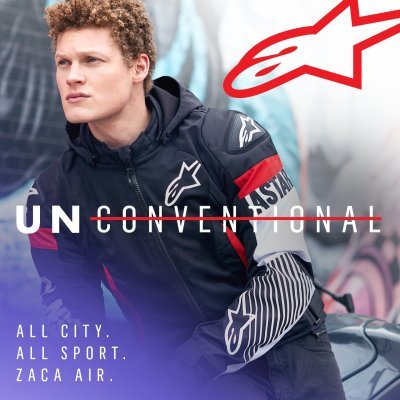 ALPINESTARS - Bunda ZACA AIR WATERPROOF, (čierna/biela/červená fluo, veľ. 2XL)