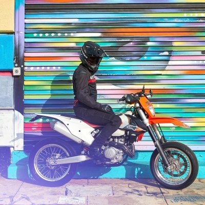 ALPINESTARS - Bunda SMX AIR, (čierna/červená fluo, veľ. XL)