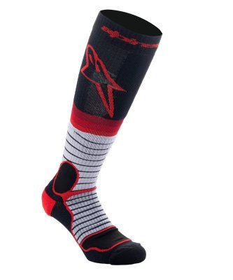 ALPINESTARS - ponožky MX PRO, (čierna/červená/šedá, veľ. L)