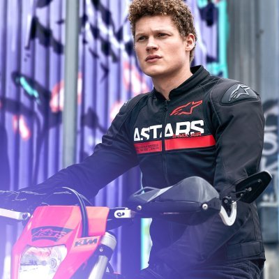 ALPINESTARS - Bunda SMX AIR, (čierna/červená fluo, veľ. 2XL)