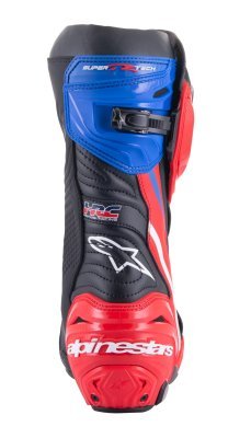 ALPINESTARS - Topánky SUPERTECH R HONDA kolekcia, (čierna/červená fluo/modrá/biela, veľ. 44)