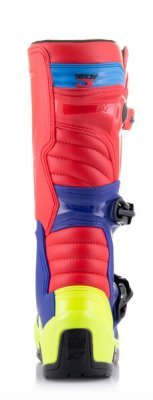 ALPINESTARS - Topánky TECH 3, (červená/modrá/žltá fluo/čierna, veľ. 45.5)
