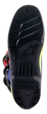ALPINESTARS - Topánky TECH 3, (červená/modrá/žltá fluo/čierna, veľ. 45.5)