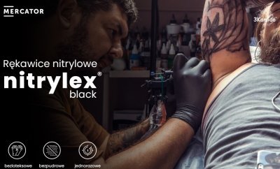MERCATOR - Nitrilové rukavice Nitrylex Basic veľkosť M, 100 ks