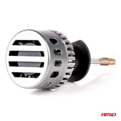 AMiO - LED žiarovky hlavného svietenia K3 H1 12V 6000K canbus