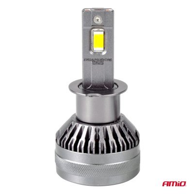 AMiO - LED žiarovky hlavného svietenia HP Full Canbus H3 12V 24v 6500k