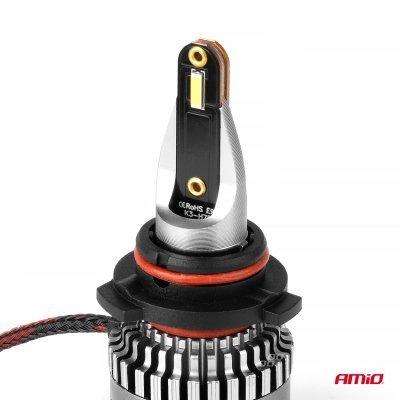 AMiO - LED žiarovky hlavného svietenia K3 HB4 9006 12V 6000K canbus