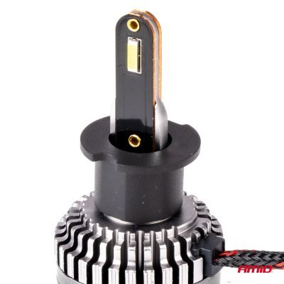 AMiO - LED žiarovky hlavného svietenia K3 H3 12V 6000K canbus