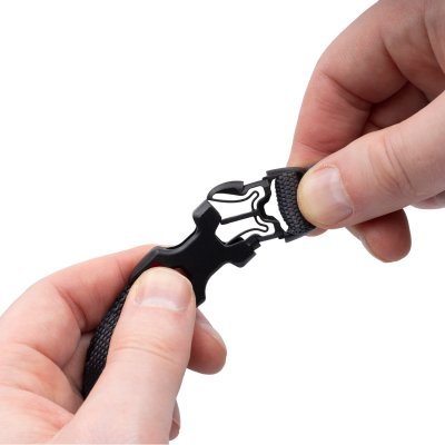 OXFORD - batožinové popruhy Atlas B-Clip, 2 ks, (sivá, 17mm x 1,2m)