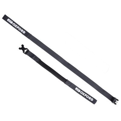 OXFORD - batožinové popruhy Atlas B-Clip, 2 ks, (sivá, 17mm x 1,2m)
