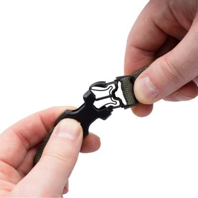 OXFORD - batožinové popruhy Atlas B-Clip, 2 ks, (zelená, 17mm x 1,2m)