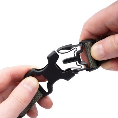 OXFORD - batožinové popruhy Atlas B-Clip, 2 ks, (zelená, 26mm x 2m)