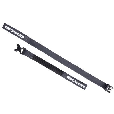 OXFORD - batožinové popruhy Atlas B-Clip, 2 ks, (sivá, 26mm x 2m)
