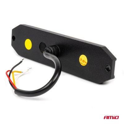 AMiO - Výstražné osvetlenie oranžové 6x3W LED R65 R10 12/24V IP6K9K